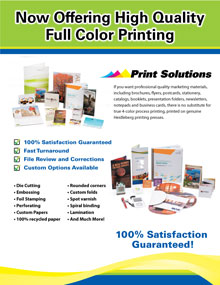 Print Solutions Promo